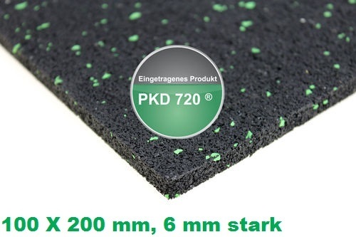 8 mm stark Terrassenpads PKD 720® 200er-Paket 90 x 90 mm 